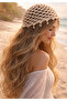 Handmade Mesh Knitted Bandana/ Stylish Bohemian Hair Accessory/ Mesh Beanie - 3