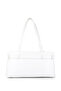 Women's Faux Leather White Shoulder Bag - 3