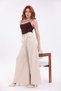 Women's Extra Wide Leg Flowy Palazzo Pants with Back Elastic - High Waist Relaxed Fit - 3