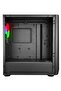 Powerboost Vk-W001B Gaming Mid-Tower Pc Case Black 360mm Cooling Support - 3
