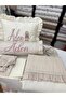 Embroidered Baby Pique Set Cotton (with Candy Pillow) - 2