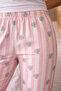 100% Cotton Knitted Elastic Waist Printed Patterned Stylish and Comfortable Women's Pajamas Single Bottom - 6