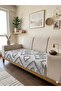 Nordic Jasmin Sofa Cover 100* 240 Gray
