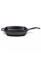 Cast Iron Square Grill Pan, 26 cm, Black - 2