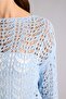 Regular Fit Long Sleeve Boat Neck Cotton Blue Knitwear Sweater F7079Ax26Sp - 4