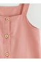 Original Front Buttoned Girls' Salopet Dress - 3