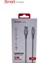 LyteCord USB-A to USB-C Cable, 3.0A Fast Charging, 1 Meter, Grey, Overheat Protection - 2