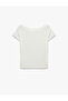 Cotton Short Sleeve Boat Neck Slim Fit T-Shirt - 5