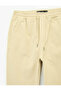 Cotton Pocketed, Tie-Waist, Loose Oversize Jogger Jean Trousers - 5