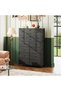 16-drawer large size Fabric model For inside Home Bed Room Storage Cabinet Black Color 100cm - 4
