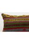 Vintage Pillow Cushion Cover Made from Handmade Old Kilim, 40X60 Cm, Wool - 2