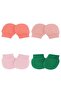 - 4 pcs Little Snuggles Mittens - 0M to 6M