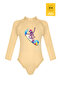Uv Protection Upf 50+ Long Sleeve Ruffle Octopus Print Swimsuit - Recycled Fabric - Inka