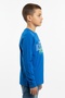 Boy's Crew Neck Long Sleeve Printed T-Shirt 22860 - 2