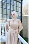 Hakim Collar Balloon Sleeve Dress - 4