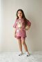 Girls' Sets Summer Top and Bottom Set with Shorts, Combed Cotton Sets, Summer Short-Sleeved Cotton Combed Fabric, Super Quality, Full Lycra. Lower Upper Set - 4
