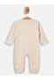 Ribbed Cotton Set with Sleepsuit/Romper, Cap and Bib - 3