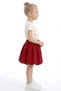 Girl's Skirt with Elastic Waist and Lining, Balloon Skirt - 3