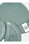 Ribbed Cotton Set with Sleepsuit/Romper, Cap and Bib - 6