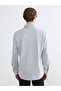 Gray Slim Fit striped men's shirt from plus-store - 4