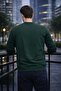 Rio Men's Slim Fit Flim Fit Crew Neck Patterned Sweater - 6