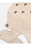 Ribbed Cotton Set with Sleepsuit/Romper, Cap and Bib - 5