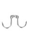 Stainless Steel Slinging Hook, Sling Hook, Silver, 12mm Thickness