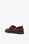 Sonya Brown Suede Leather Women's Perforated Loafer - 3