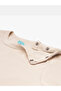 Ribbed Cotton Set with Sleepsuit/Romper, Cap and Bib - 4
