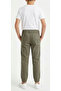 Boys Olive Joggers – Soft Cotton Drawstring Casual Pants - 2