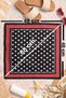 Multi-Purpose Patterned Bandanas - Hair, Neck, Bag and Wrist Accessory Scarf - 7