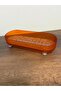 Luxury Orange Organizer with Gold Legs and Transparent Grids - 4