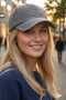 Women's Vintage 100% Cotton Adjustable Baseball Cap Hat - 3