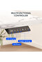 FLEXISPOT EN2 Electric Sit Stand Desk with Cable Management - Black Frame and Marble Top - 8