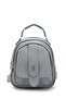 Multi-Compartment Mini Frank Backpack Gray