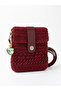 Elora Handmade – Women's Bag with Knitted Textured Leather Strap - 5