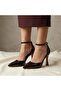 (Pine Cone) Women's Shoes with Slit Heels Brown - 4