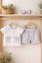 100% Cotton Bow Tie Top and Shorts Summer Baby Boy-Child Set - 6
