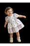 Lara Floral Linen Textured Dress - Lilac