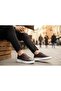Byk Ata 450 Genuine Black Leather White Sole Men's Shoes