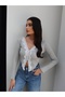 Lace Detail Knitwear Blouse - 4