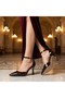 (Pine Cone) Women's Shoes with Slit Heels Brown - 2