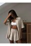 Lower and Upper Linen Fabric Set - 3