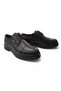 Byk Ata 170 Stitched Detail Lace-Up Genuine Leather Black Men's Shoes - 5