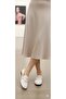 (Kırcalı) Inside and Outside Genuine Leather Casual Women's Shoes White - 5