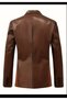 Men's Jacket Pc Shop Detailed Notch Collar Blazer Two Textured Designs Where Comfort and Elegance Meet - 4
