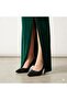 (Öz Maçan) Women's Shoes with Drop Stone Detail Heels Black - 2