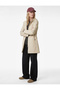 Long Sleeve Hooded Raincoat with Pockets and Zipper Button Detail - 2