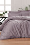 Snazzy 100% Cotton Satin 200 Tc (80 Thread) Double Duvet Cover Set - 2