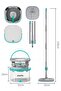 Aqua Max Special Series Transparent Clean & Dirty Water Separation Double Bucket Replacement Cleaning Set Mop Mop - 3